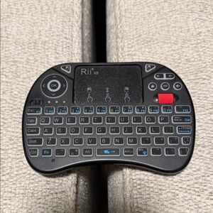 Rii X8 Mini Wireless Keyboard with Touchpad - Black
